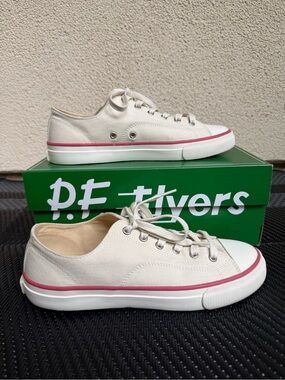P.F. Flyers All American Lo - Antique White/Crimson